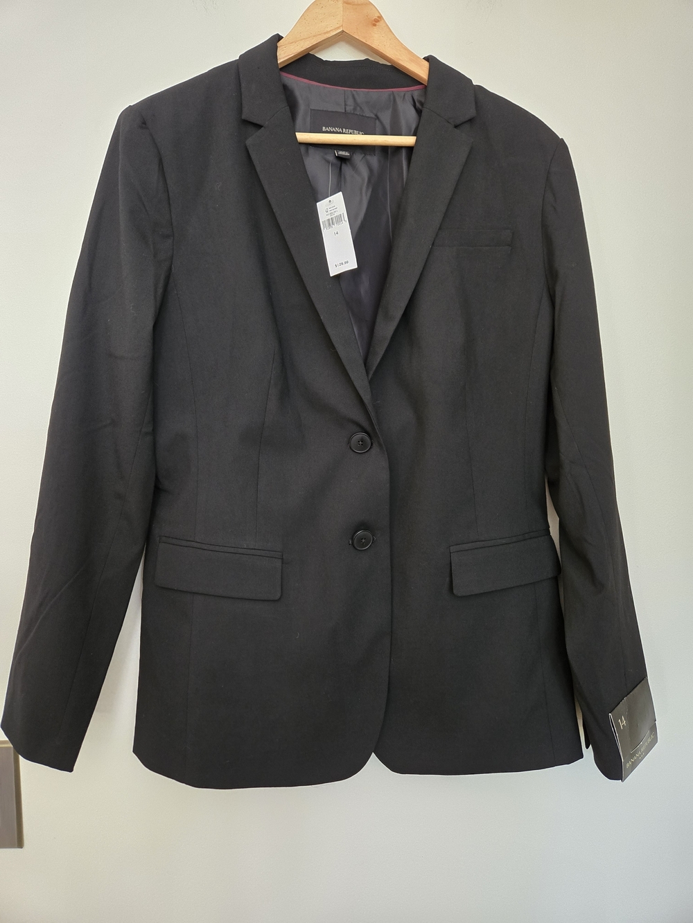 Banana Republic Black Two-Button Women's Blazer